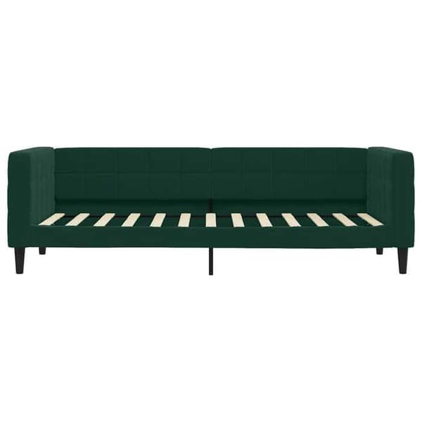 Maison Exclusive - Dagbädd med mörkgrön madrass 80x200 cm sammet Mörkgrön