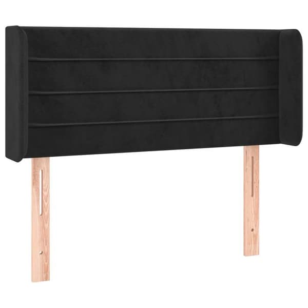 Hovedgærde - Maison Exclusive - Sort - Velour - Indbygget LED svart