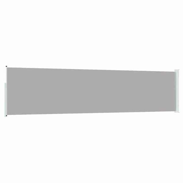 Maison Exclusive - Retractable sidotak för uteplats 117x514 cm Grå