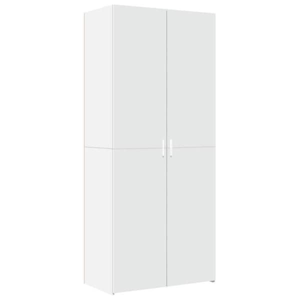 Maison Exclusive - Buffé hög vit 80x42,5x185 cm ingenjörsträ