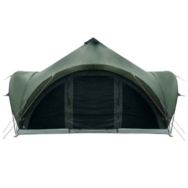 Maison Exclusive - Tipi Tält 6.0 personer Grön armé Polyester och Stål