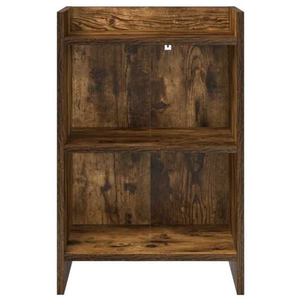 Maison Exclusive - Natborde 2 stk Røget eg 40 x 30 x 60 cm