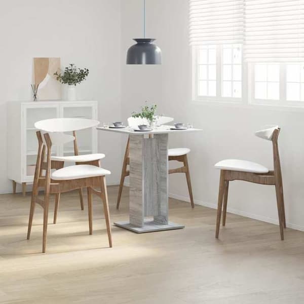 Maison Exclusive - Bistrobord Sonoma grå 60x60x75 cm Ingenjörsträ Sonoma grå