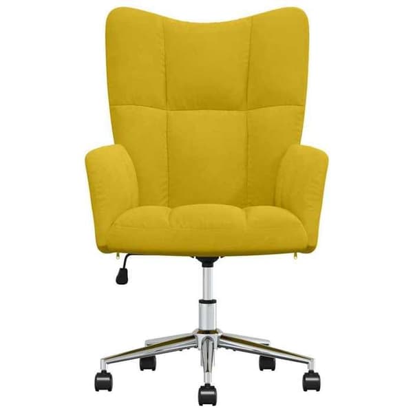 Maison Exclusive - Stol til afslapning i sennepsgul velour