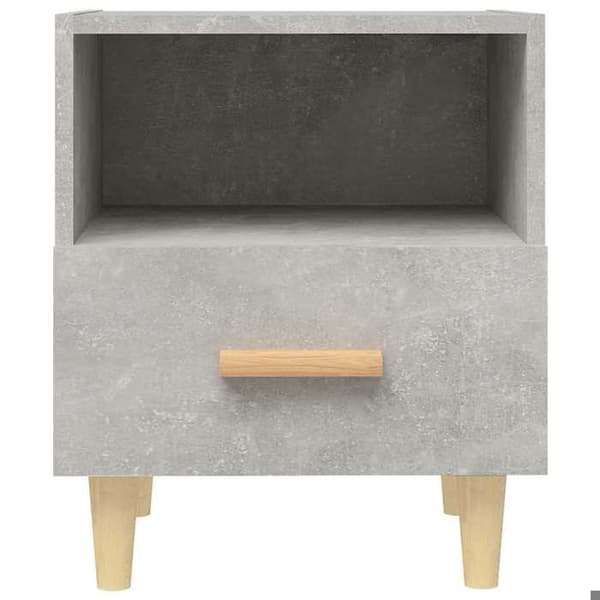 Maison Exclusive - Natbord Grå beton 40x35x47 cm