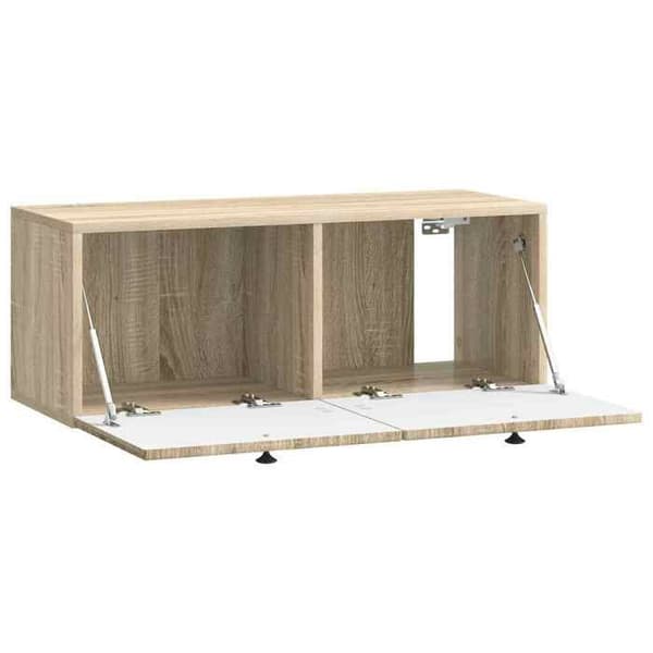 Exklusivt Hem - Väggmonterad TV-möbel Väggmontering Ek Sonoma 78,5 x 31 x 30 cm