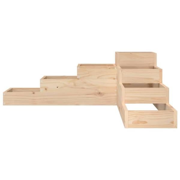 Maison Exclusive - Havekrukke med 4 niveauer 106x104,5x36 cm