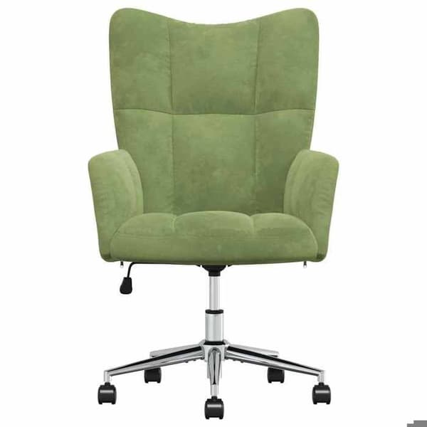 Maison Exclusive - Lys grøn velour afslapningsstol Ljusgrön