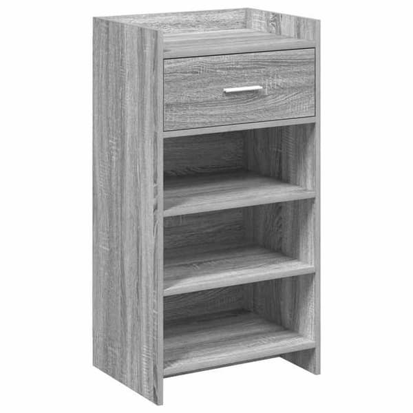 Maison Exclusive - Kenkäkaappi laatikolla Sonoma harmaa 48 x 36 x 92 cm Sonoma grå