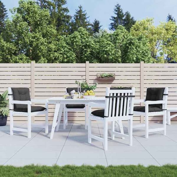 Maison Exclusive - Stolar med låg ryggstöd, 4-pack, antracitblandning