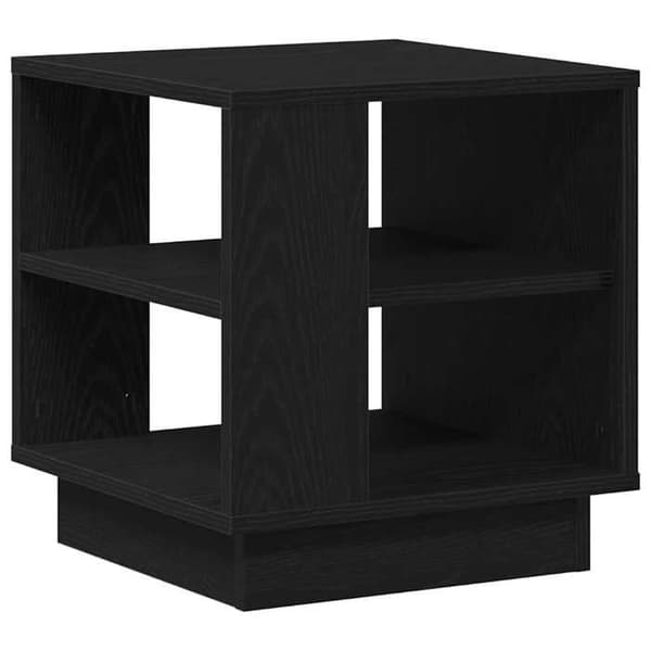 Maison Exclusive - Sofabord Eg sort 40 x 40 x 43 cm Ingeniørtræ svart ek