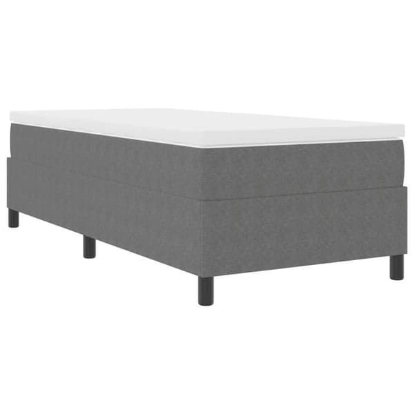 Maison Exclusive - Vaaleanharmaa platform-sänky 100 x 200 cm Ljusgrått