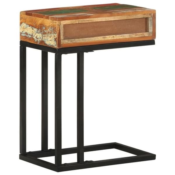 Maison Exclusive - U-formad sidobord 45x30x61 cm av massivt återvunnet trä