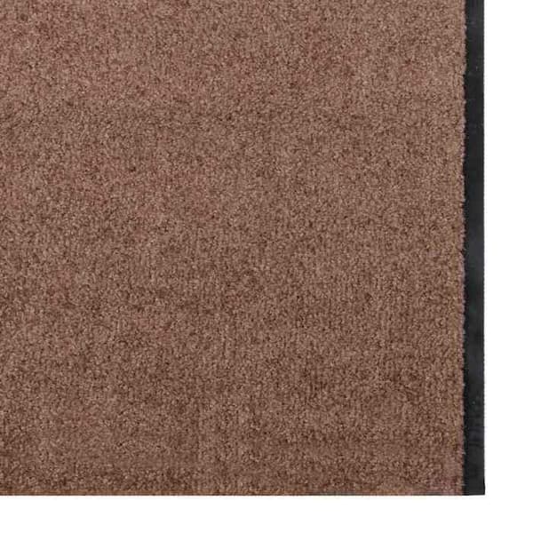Maison Exclusive - Ruskea ja musta sisäänkäyntimatto 120 x 400 cm 100% polyamidia
