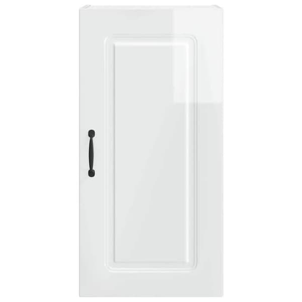 Maison Exclusive - Diskmaskinspanel Kalmar Vit glansig 40 x 31 x 80 cm Strålande vit