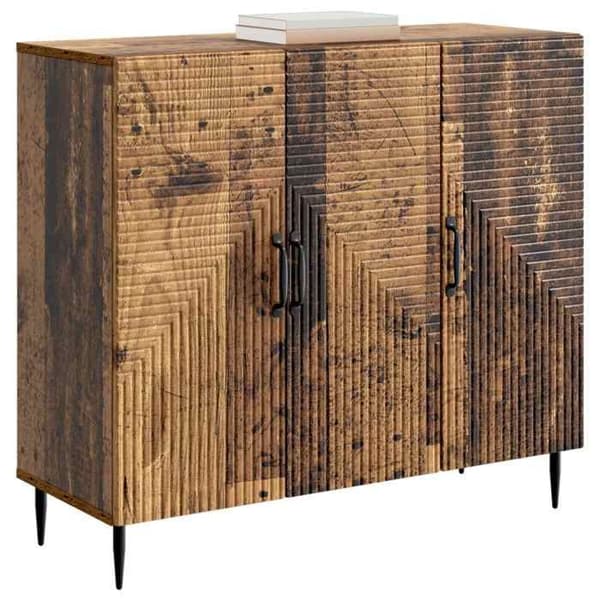 Maison Exclusive - Buffé i gammalt trä 89 x 34,5 x 80 cm Ingenjörsträ