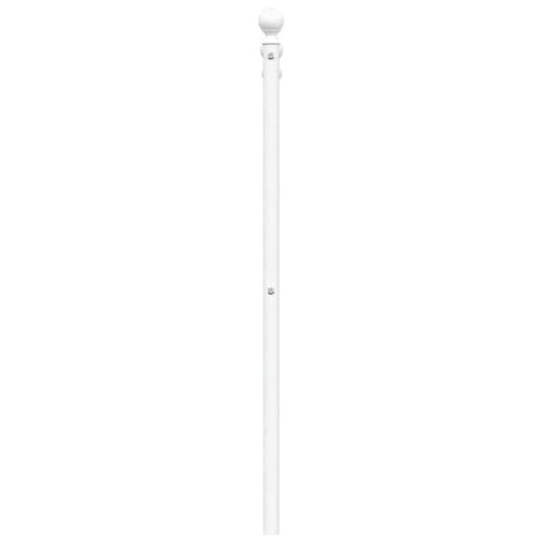 Maison Exclusive - Erstatnings hovedgærde metal hvid 120 cm Vit