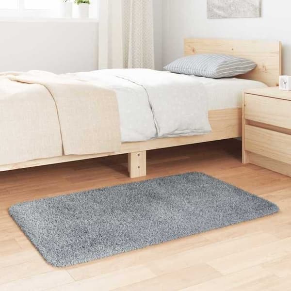Maison Exclusive - Langhåret shaggy tæppe NAVARRA lys grå 60x100 cm