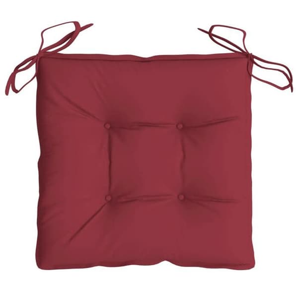 Maison Exclusive - Tuolityynyt 4 kpl punainen Bordeaux 40x40x7 cm