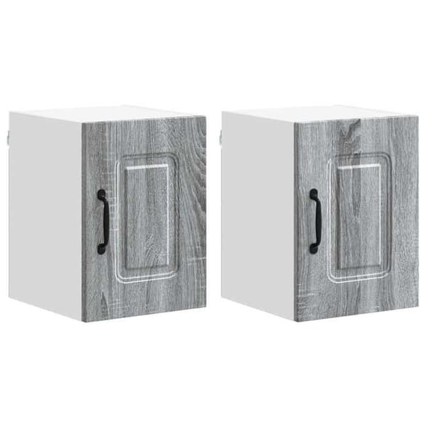 Maison Exclusive - Diskmaskinpanel Kalmar 2 st Grå Sonoma Gris Sonoma