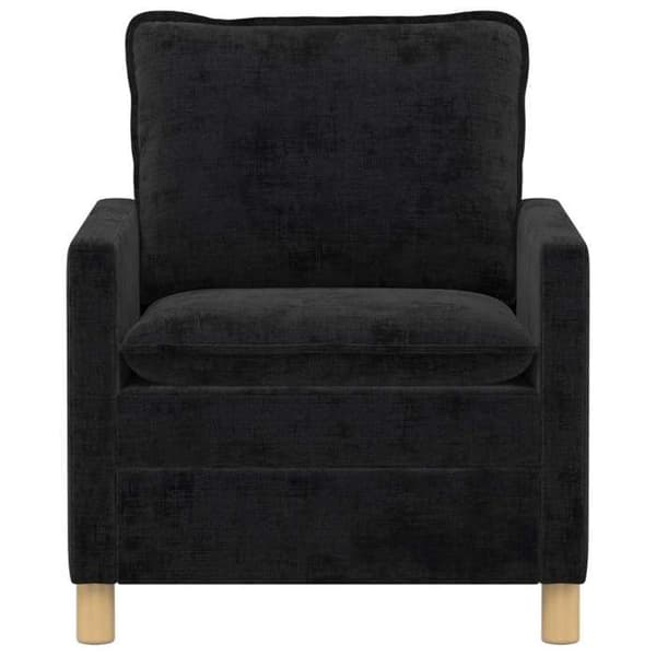 Maison Exclusive - Musta Sohva 76 x 81 x 87,5 cm Polyesteri