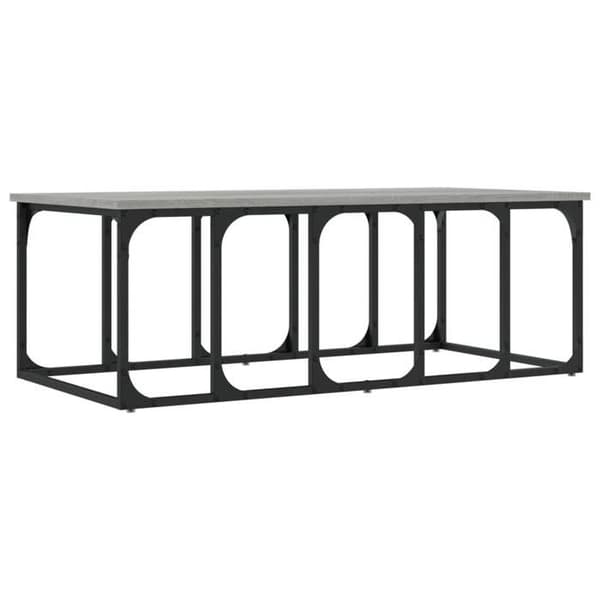 Maison Exclusive - Soffbord sonoma grå 100x50x35,5 cm ingenjörsträ