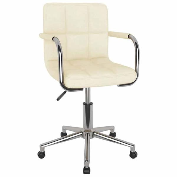 Maison Exclusive - Drejestol til kontor Creme Stof