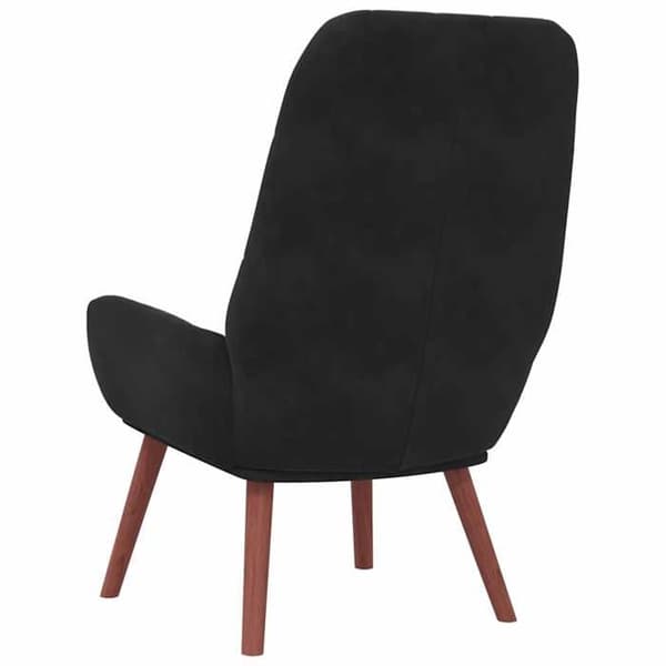 Maison Exclusive - Afslappende stol i sort velour