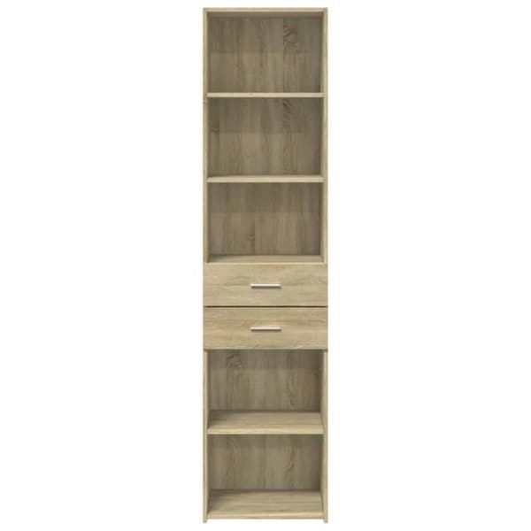 Maison Exclusive - Buffé hög ek sonoma 45x42,5x185 cm ingenjörsträ