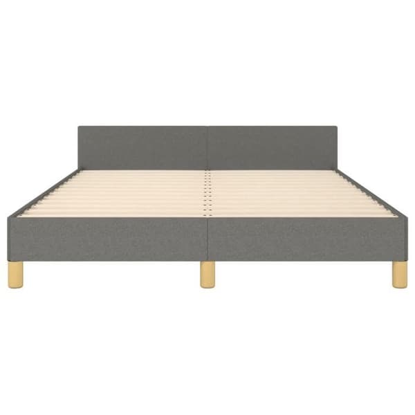 Maison Exclusive - Sengebund uden madras grå 140x190 cm stof