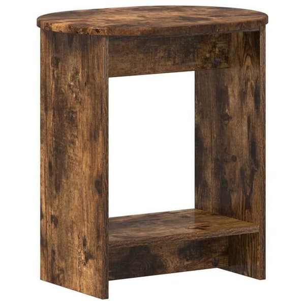 Maison Exclusive - Sidebord Røget eg 50 x 39,5 x 55 cm Ingeniørtræ Rökt ek