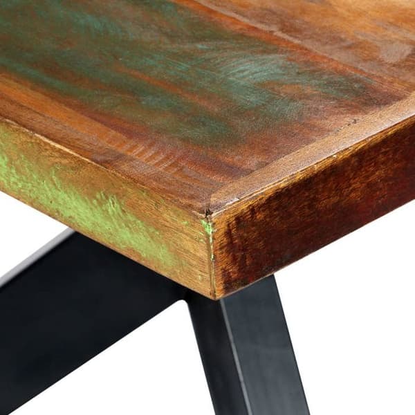 Maison Exclusive - Matbord 200x100x75 cm i solid återvunnet trä