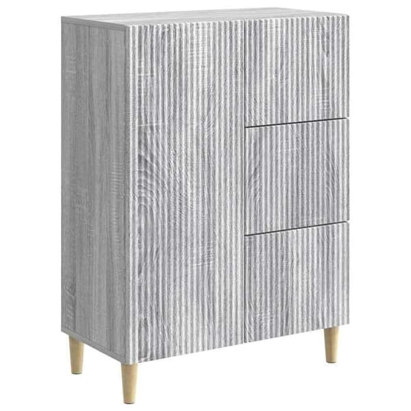 Maison Exclusive - Buffé Sonoma grå 66 x 34,5 x 90 cm Ingenjörsträ