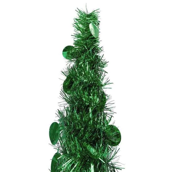 Maison Exclusive - Fällbar grön konstgjord julgran 150 cm PET
