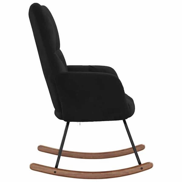 Maison Exclusive - Svart Velour Gungstol
