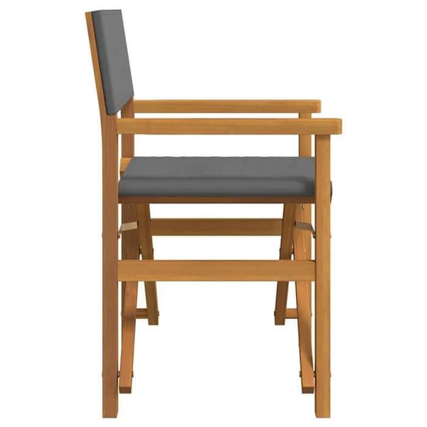 Maison Exclusive - Fällbara regissörsstolar, set om 2, i massiv teak