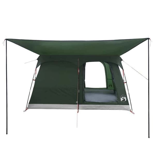 Maison Exclusive - Perheteltta 8 hengelle Vihreä armeija Polyesteri