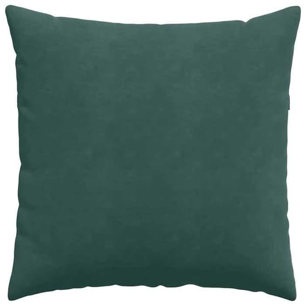 Sofa puder - EKSKLUSIV HUS - 80 x 80 cm - Sæt af 2 - Fløjl - Mørkegrøn Mörkgrön