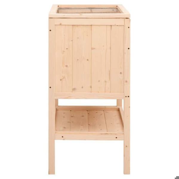 Maison Exclusive - Bur för hamster 55x40x80 cm Massivt trä Gran
