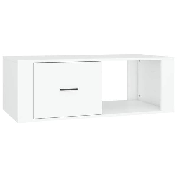 Bord - EKSKLUSIV HUS - 100 x 50,5 x 35 cm - Hvid - Ingeniørtræ - Skuffe & opbevaring Vit
