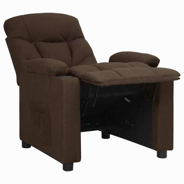 Maison Exclusive - Mørkebrun Recliner Stol i Stof