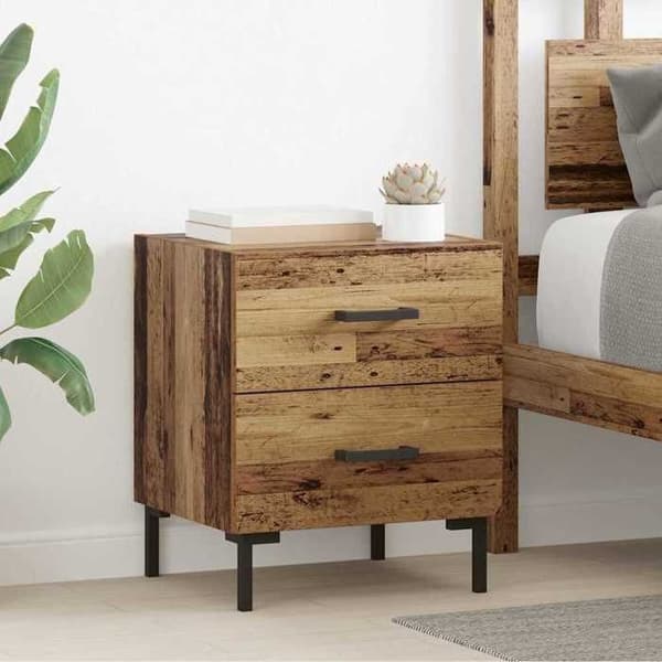 Natteskab - EKSKLUSIV HUS - 40 x 35 x 47,5 cm - Spånplader - 2 skuffer - Landstil