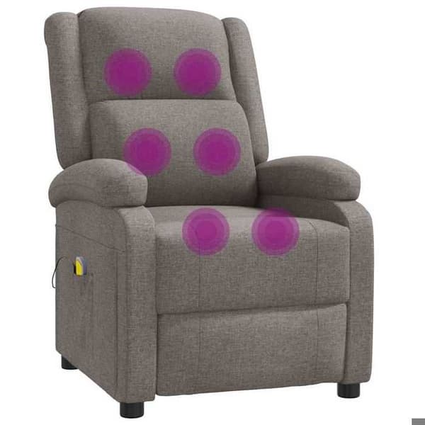 Maison Exclusive - Massage stol Taupe Stof