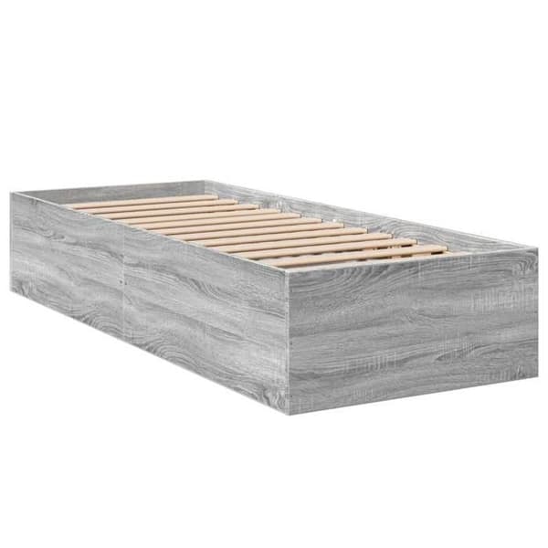 Maison Exclusive - Sengestel uden madras sonoma grå 90x200 cm