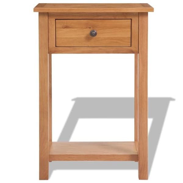 Maison Exclusive - Konsolbord 50 x 32 x 75 cm Massiv egetræ