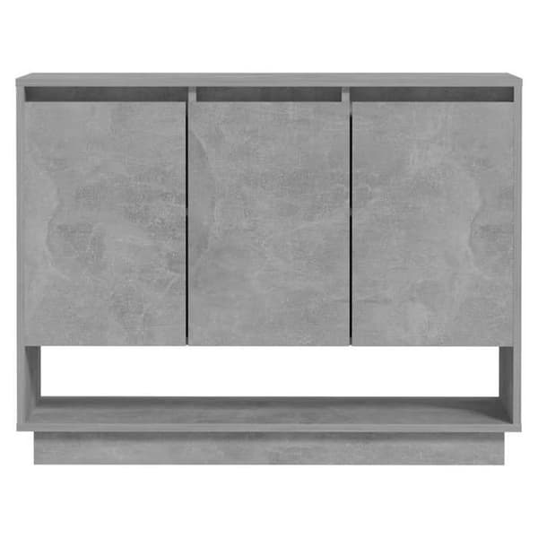 Maison Exclusive - Buffé Grå betong 97x31x75 cm Ingenjörsträ