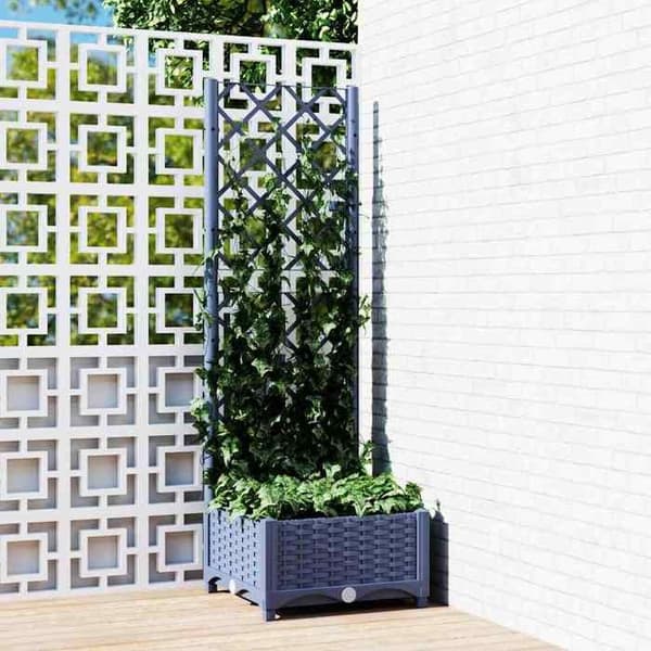 Maison Exclusive - Harmaa Sininen Puutarha 40 x 40 x 121,5 cm