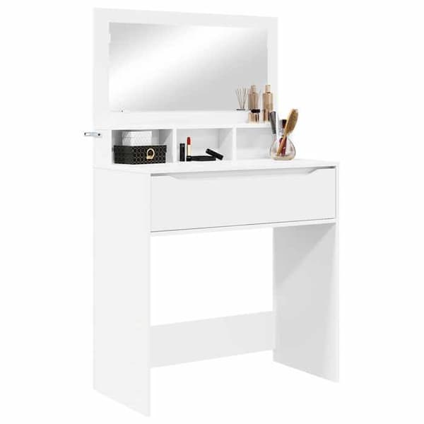 Maison Exclusive - Sminkbord för sovrum Vit 80 x 39,6 x 135 cm Vit