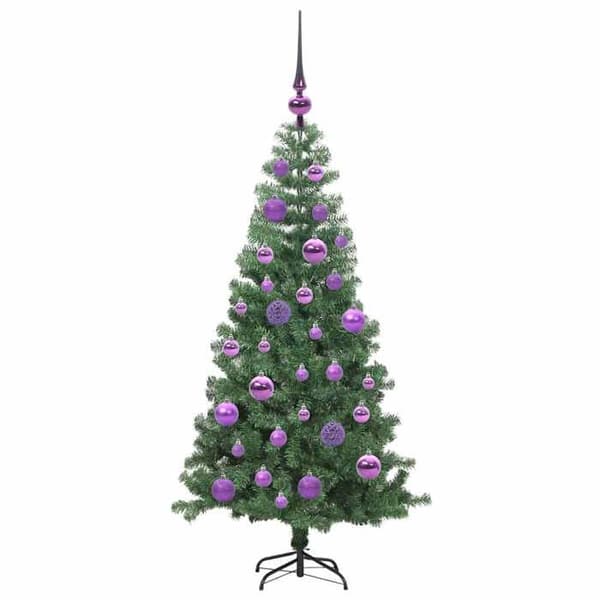 Juletræ - EKSKLUSIV HUS - 120 cm - PVC - LED USB 5V - Indendørs/Udendørs Grön