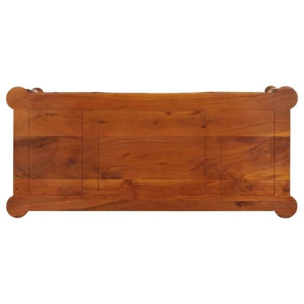 Maison Exclusive - Kontor med skuffer 110x50x76 cm solid akacietræ Ytbehandling honung